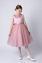 Load image into Gallery viewer, Ana Balahan Caroline Satin And Tulle Flower Girl Dress Melbourne Australia