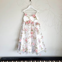Load image into Gallery viewer, Floral tulle dress with 3d flowers Ana Balahan Melbourne
