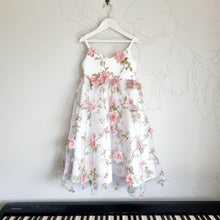 Load image into Gallery viewer, Floral tulle dress with 3d flowers Ana Balahan Melbourne