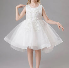 Load image into Gallery viewer, Leah - Festive dress with assimetric skirt