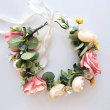 Load image into Gallery viewer, Ana Balahan Beautiful flower crown for garden wedding Australia
