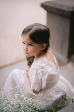 Load image into Gallery viewer, Ana Balahan Olivia champagne lace dress with V neck Brisbane