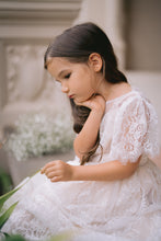 Load image into Gallery viewer, Ana Balahan Olivia junior bridesmaid outfit with V neck Brisbane