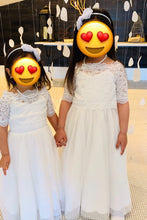 Load image into Gallery viewer, Ana Balahan Scarlett dress for little girl with lace top Sydney Australia