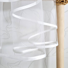 Load image into Gallery viewer, Ana Balahan White Veil with trim for first communion closeup view Brisbane