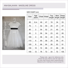 Load image into Gallery viewer, Eleanor flower girl dress size shart