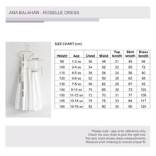 Load image into Gallery viewer, Roselle size chart
