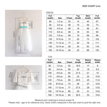 Load image into Gallery viewer, Ana Balahan Scarlett dress size chart