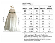 Load image into Gallery viewer, Florence flower girl dress size chart