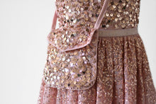 Load image into Gallery viewer, Ninel Blush seqiun cross body bag close view