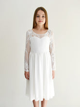 Load image into Gallery viewer, Stefania long sleeves church dress for christening communion confirmation Ana Balahan