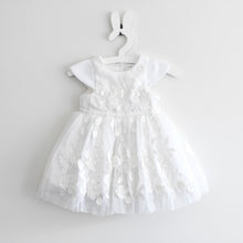 Load image into Gallery viewer, Tatyana baptism dress decorated with flowers Ana Balahan