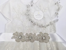 Load and play video in Gallery viewer, Video 123-3 Rhinestone applique style with sequin dress
