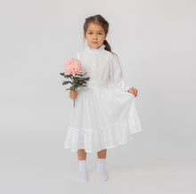 Load image into Gallery viewer, Ana Balahan Valentina Swiss cotton white first holy communion gown Melbourne
