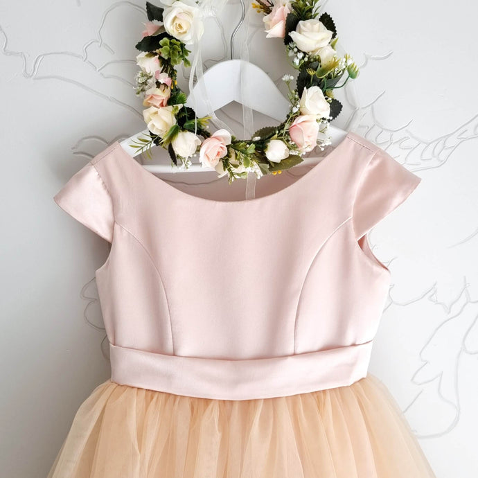 Elizabeth classic minimalist confirmation dress Brisbane Ana Balahan