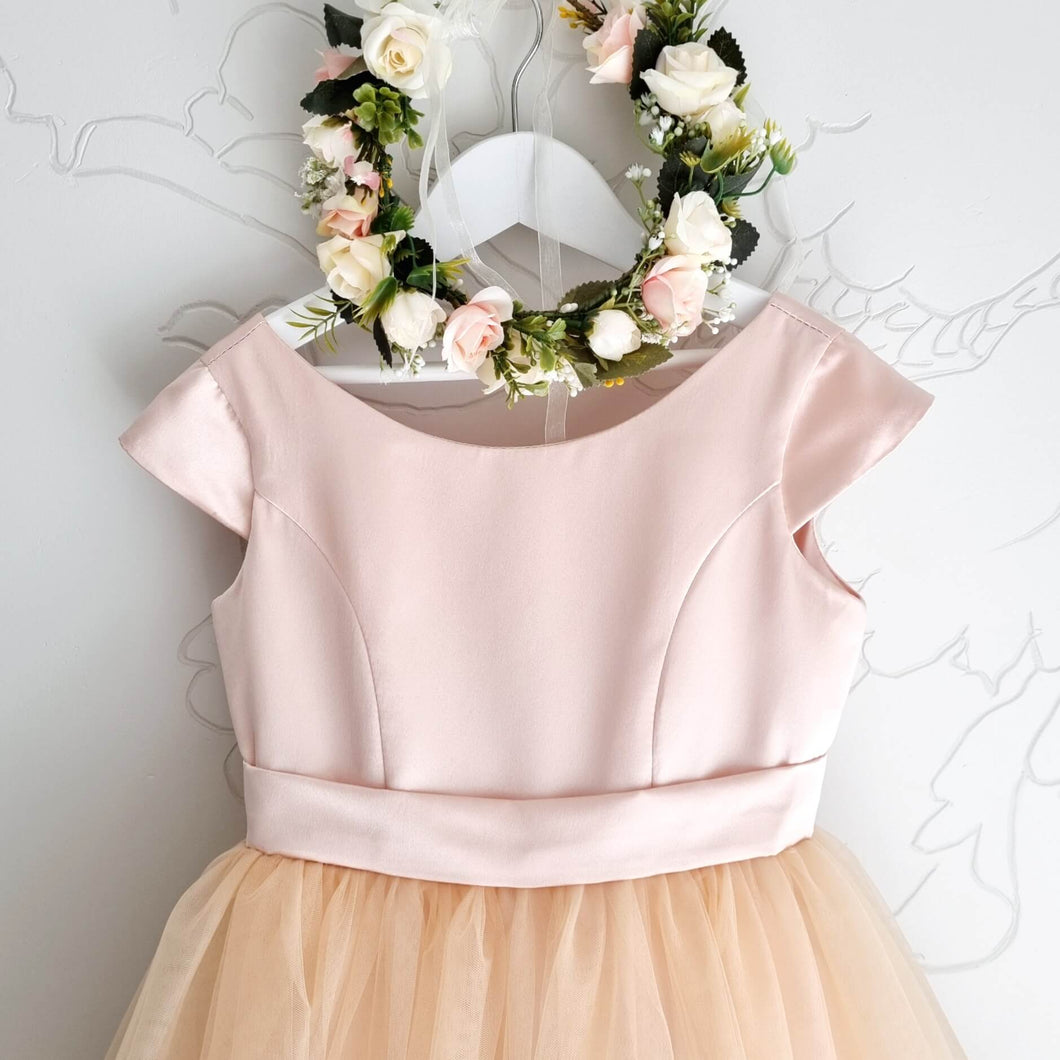 Elizabeth classic minimalist confirmation dress Brisbane Ana Balahan