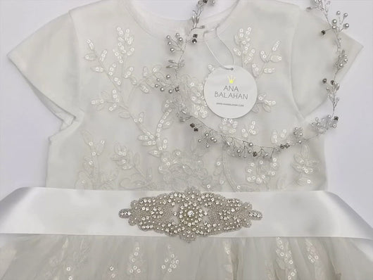 Video 104 rhinestone applique style wedding sash bride or bridesmaids belt by Ana Balahan 