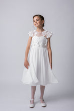 Load image into Gallery viewer, Julia - Elegant lace dress with 3D flowers
