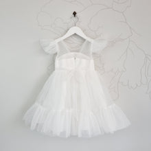 Load image into Gallery viewer, Light ivory polka-dots dress
