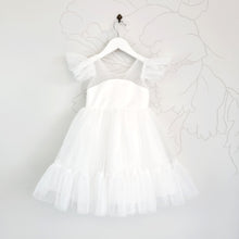 Load image into Gallery viewer, Light ivory polka-dots dress
