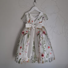 Load and play video in Gallery viewer, Video of Flora flower girl dress with embroidered floral tulle Melbourne

