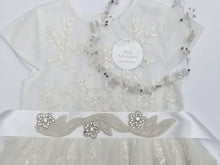 Load and play video in Gallery viewer, Video Rhinestone applique style 023 with sequin dress 
