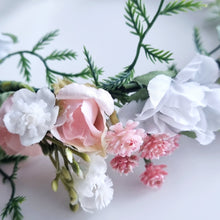 Load image into Gallery viewer, Ana Balahan Adjustable Pink white and green hair jewellery details Sydney
