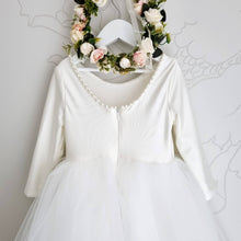 Load image into Gallery viewer, Ana Balahan Eva toddler wedding church dress back view Adelaide
