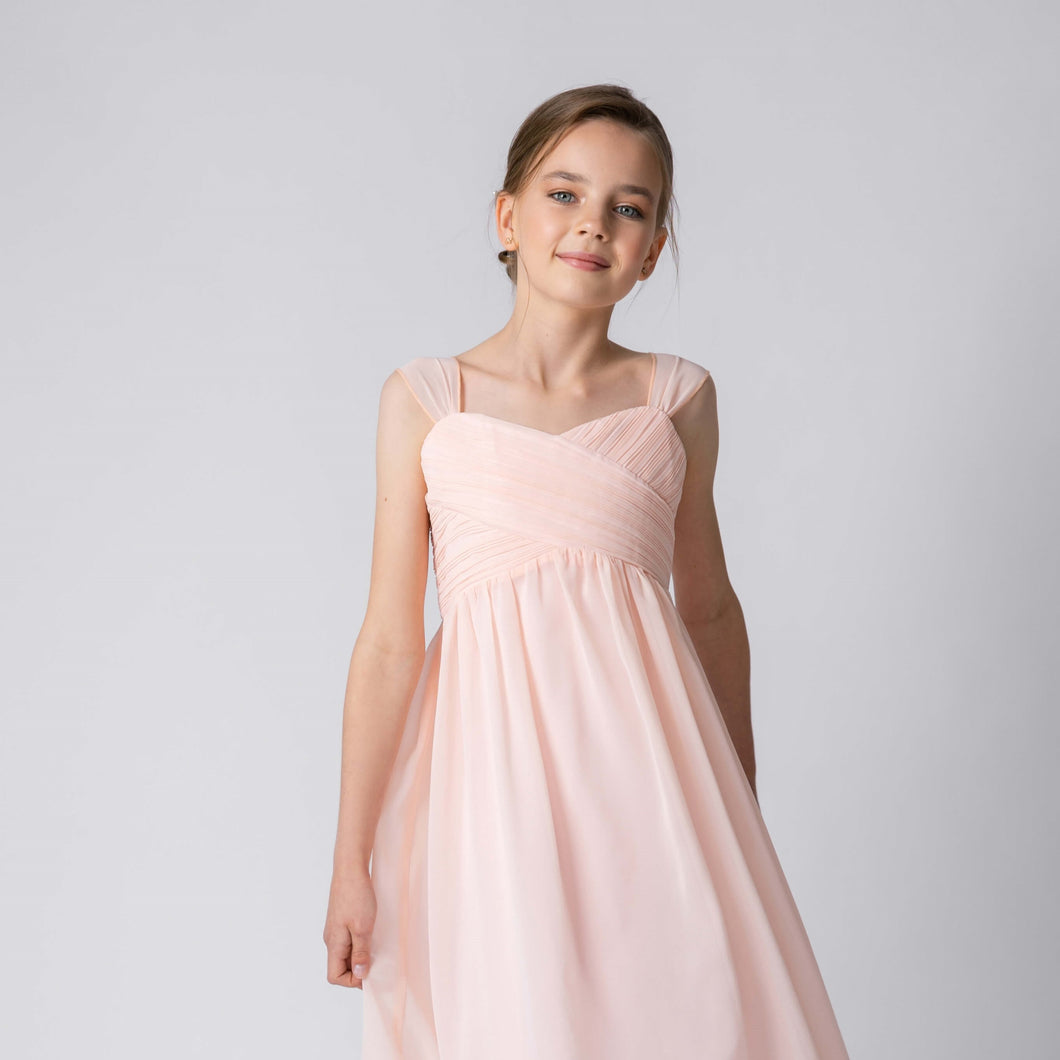 Ana Balahan Natalie gentle pink colour dress for primary school graduation party Australia