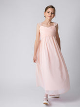 Load image into Gallery viewer, Ana Balahan Natalie gentle pink colour dress for wedding junior bridesmaid Brisbane Australia
