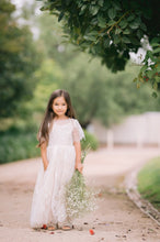 Load image into Gallery viewer, Ana Balahan Olivia cute little girl in park wearing long lace dress for wedding Sydney
