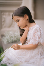 Load image into Gallery viewer, Ana Balahan Olivia junior bridesmaid outfit with V neck Brisbane
