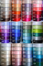 Load image into Gallery viewer, Ana Balahan Satin ribbons 5 cm width colour chart
