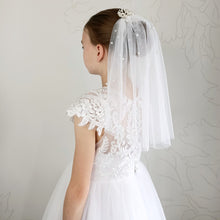 Load image into Gallery viewer, Ana Balahan Josephine Dress And Pearl Veil
