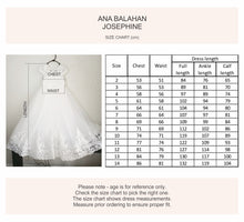 Load image into Gallery viewer, Ana Balahan Josephine Dress Size Chart
