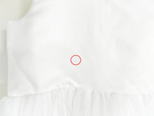 Load image into Gallery viewer, Sale - White dress with small fabric defect 8-9 yo

