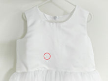 Load image into Gallery viewer, Sale - White dress with small fabric defect 8-9 yo
