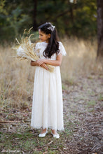 Load image into Gallery viewer, Olivia full length lace dress with open back Ana Balahan
