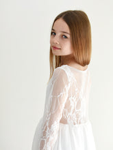Load image into Gallery viewer, Stefania midium length lace dress with long lace sleeves Ana Balahan
