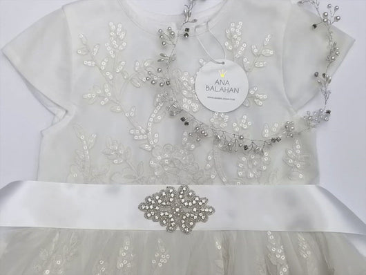 Video 138 Rhinestone applique style with sequin dress