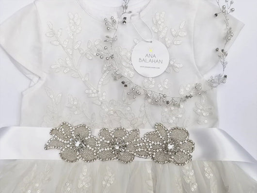 Video 123-3 Rhinestone applique style with sequin dress