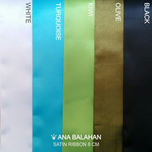 Load image into Gallery viewer, Satin sash - 8 cm width
