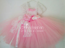 Load image into Gallery viewer, Cherry blossom tut dress front view
