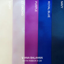 Load image into Gallery viewer, Satin sash - 8 cm width
